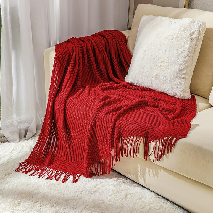 Textured Decorative Throw Blanket