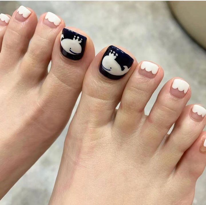 Artistic Toenail Design with Divine Butterfly Design Stornfield
