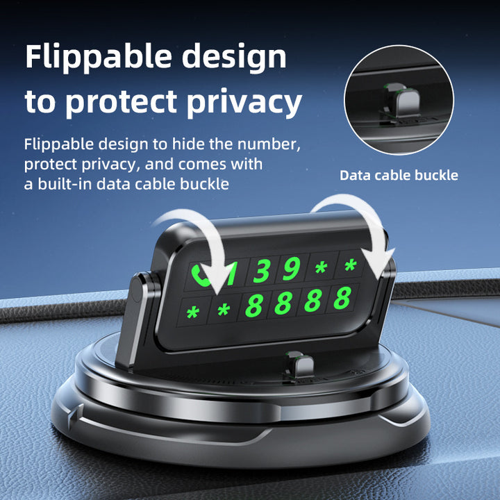 Unisex Car Smartphone Holder with 360-Degree Rotation Mechanism Stornfiled