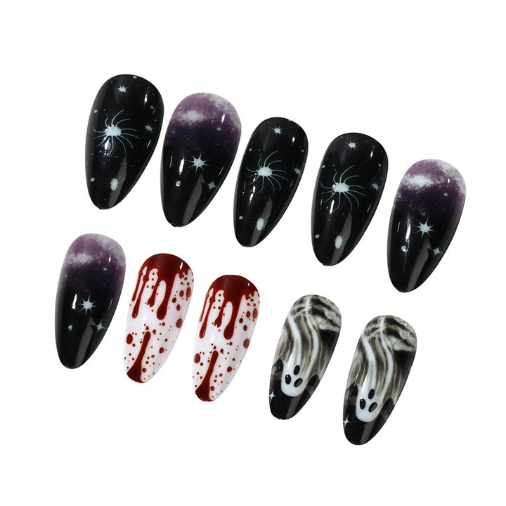 Artificial artificial nails with Halloween motifs Stornfield