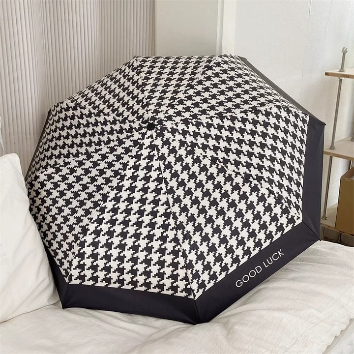 Ladies Folding Umbrella with Elegant Bow Application Stornfield
