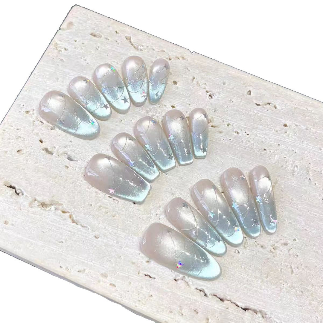 Premium Glitter Press-On Nail Tips Stornfield