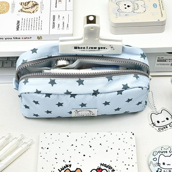 Star Patterned Pencil Case