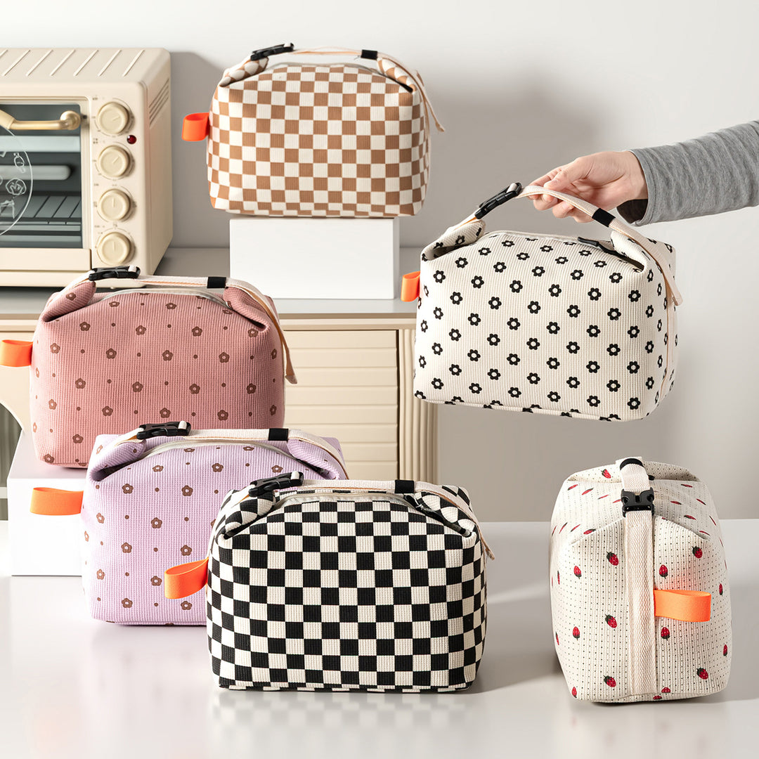 Insulated Lunch Carrier Bag with Fun Strawberry Design Stornfield