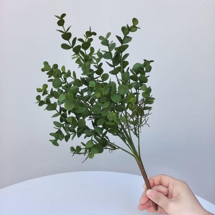 Lifelike Eucalyptus Leaf Stem