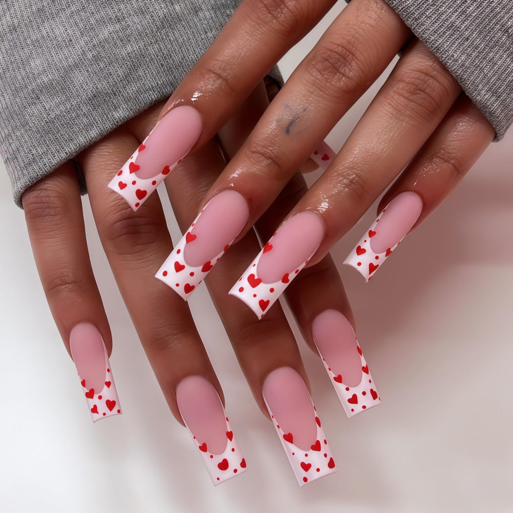 Artificial nails with heart design Stornfield