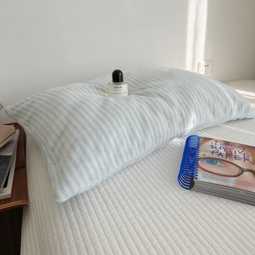 Luxury Striped Velvet Pillow Cover