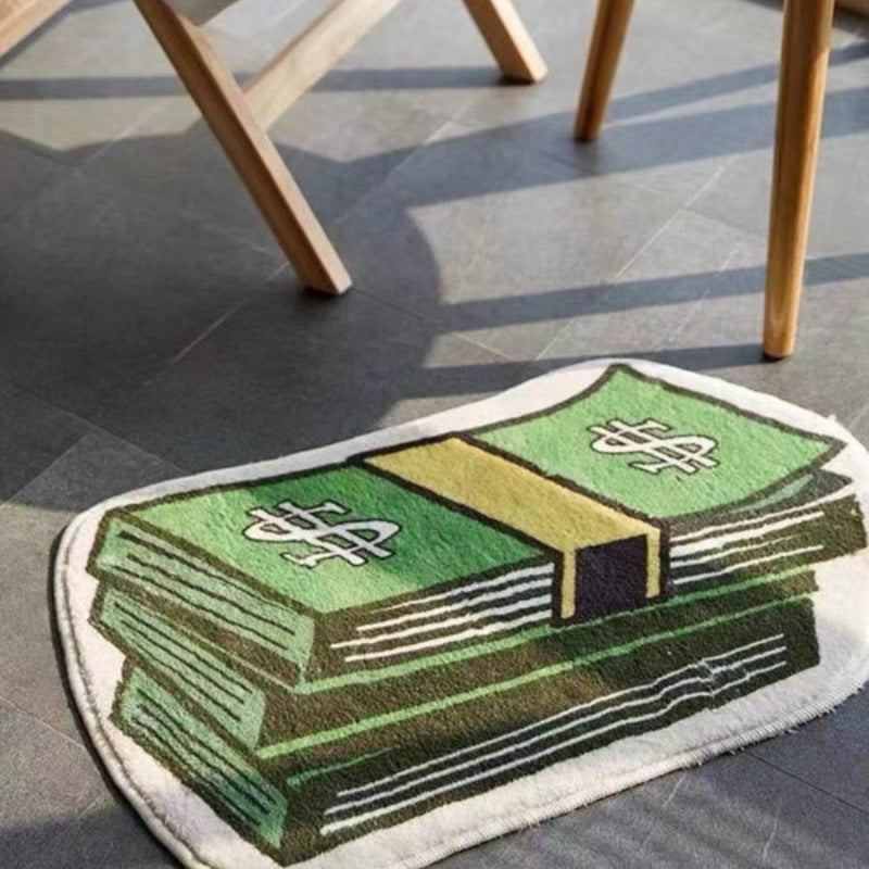 Plush Bathroom Floor Mat