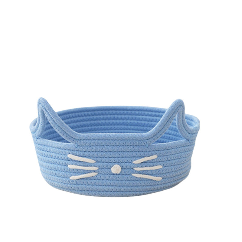 Women Playful Storage Basket in Cat Design Stornfield