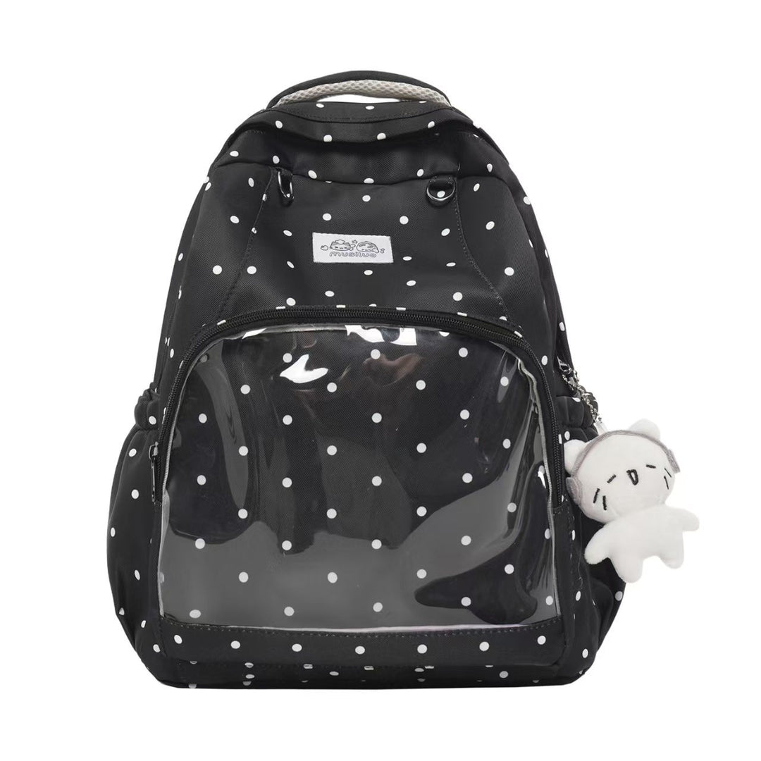 Polka Dot Patterned School Backpack Stornfield