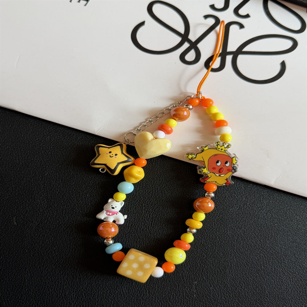 Playful Charm Beaded Phone Strap Stornfield