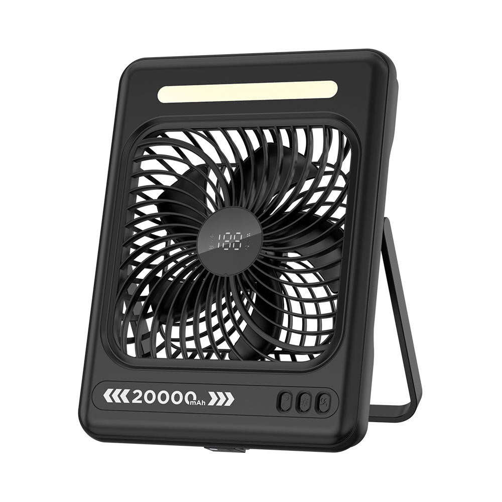 Unisex Digital Display Rechargeable Table Fan Stornfield