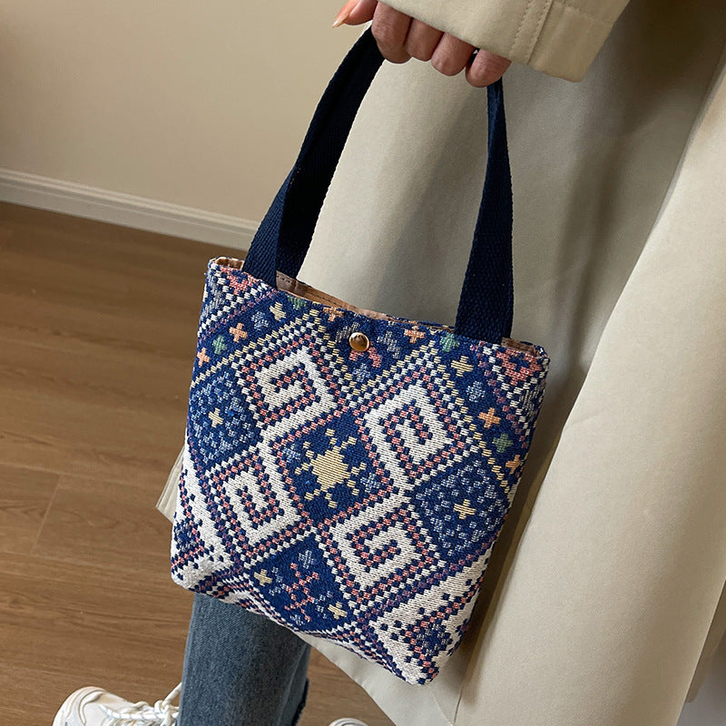 Modern Woven Handbag