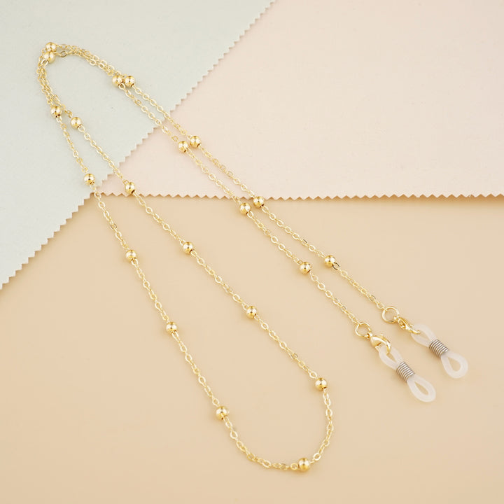 Silver Bead Decorative Eyewear Holder Chain Stornfield