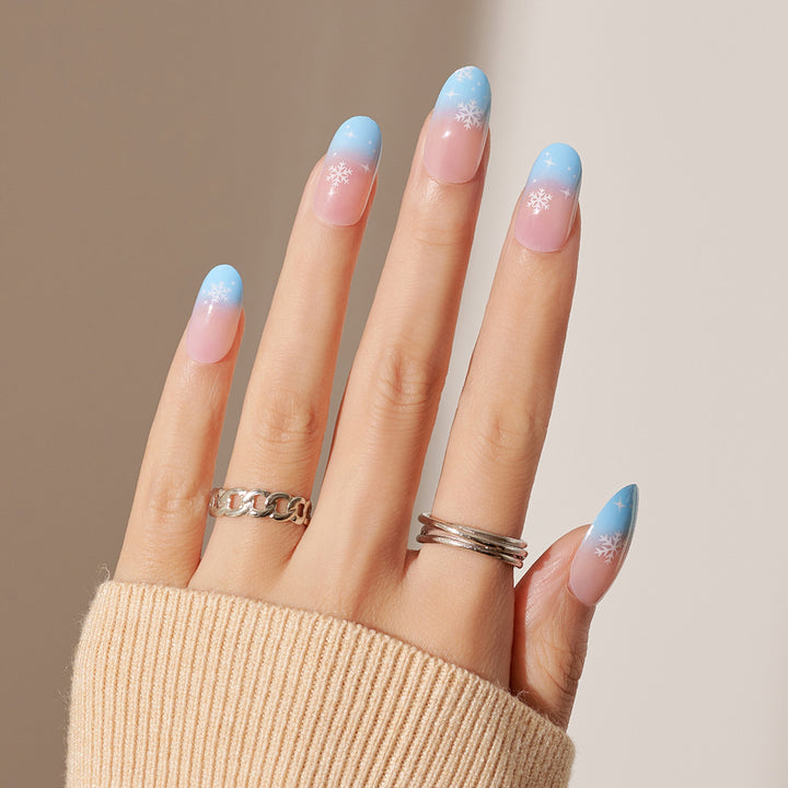 Artificial nail set with elegant pointed accents Stornfield