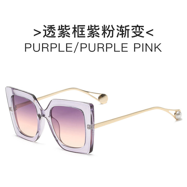 Ladies elegant sunglasses with geometric frame Stornfield