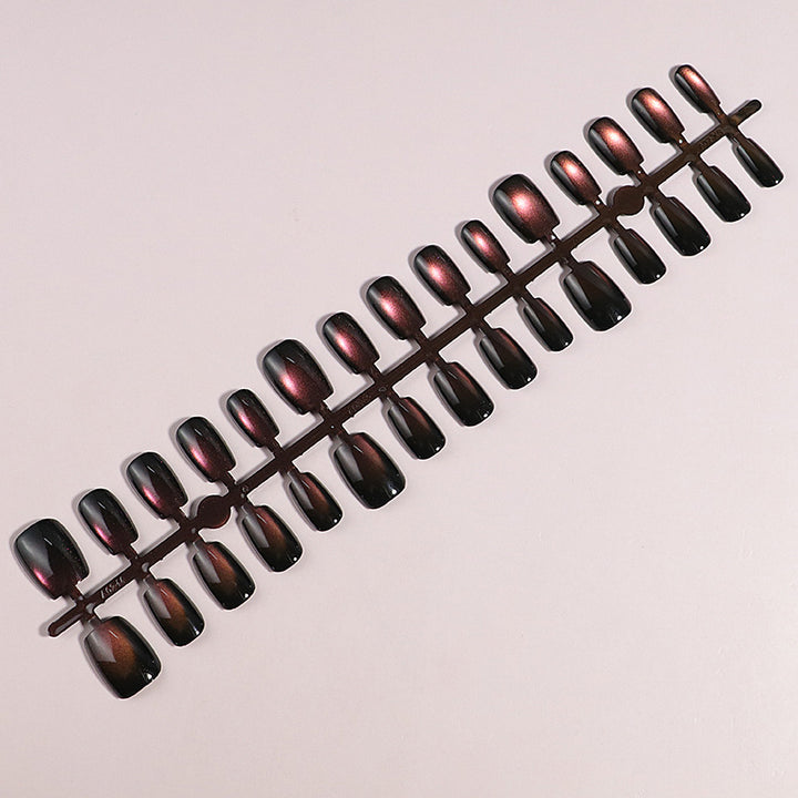 Artistic Gradient Press-On Nail Set Stornfield