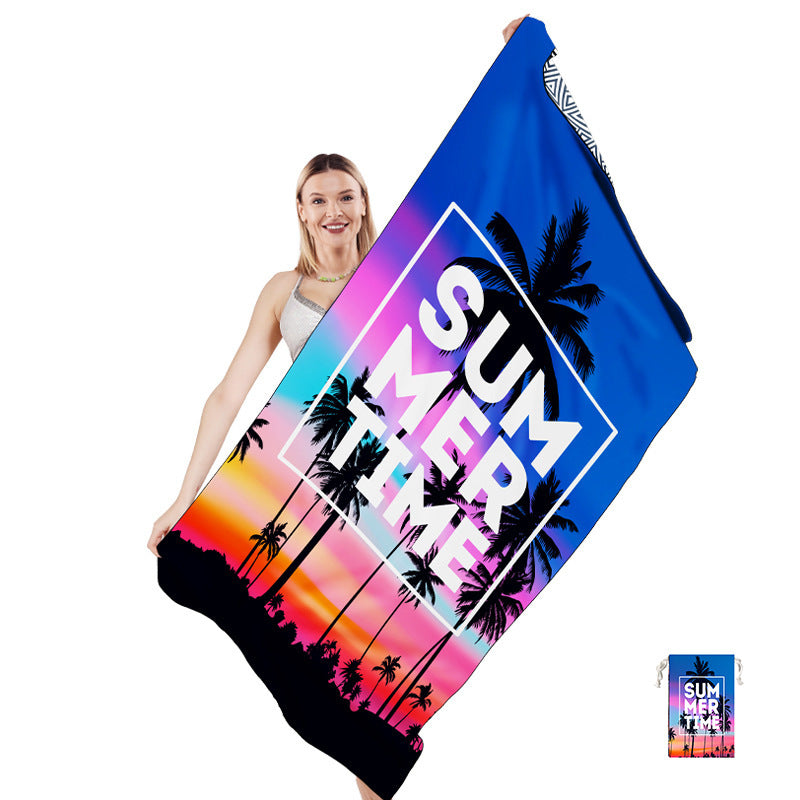 Multifunctional beach towel in creative mandala design Stornfield