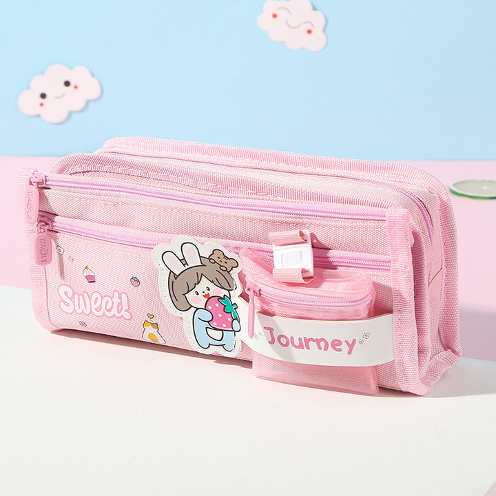 Stylish Multi-Compartment Pencil Case