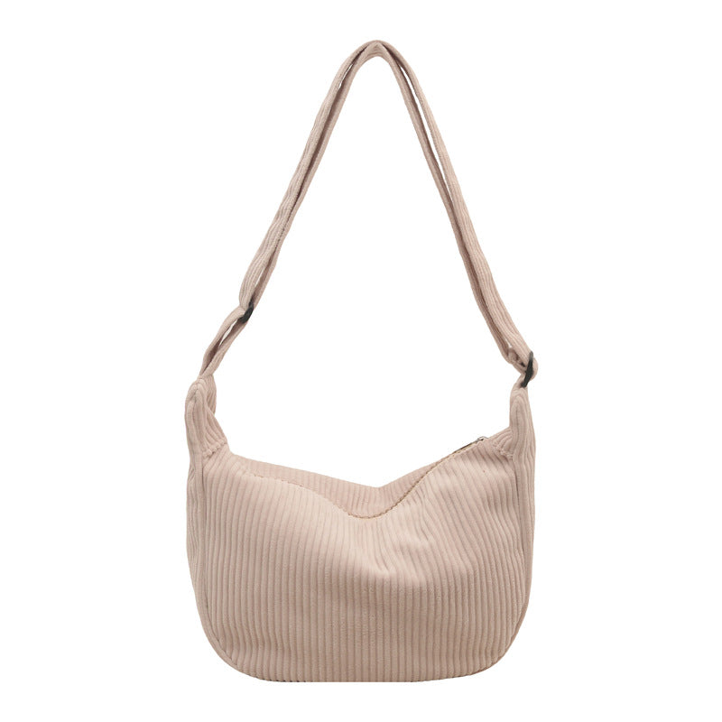 Corduroy Hobo Bag