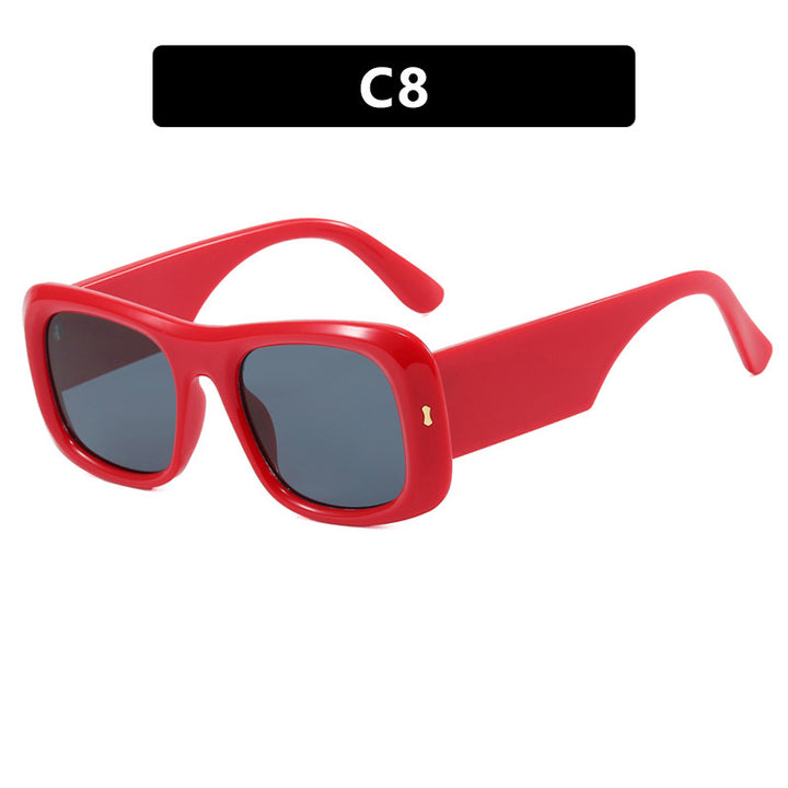 Women's oversized square sunglasses with a wide frame and polarized lenses Stornfield