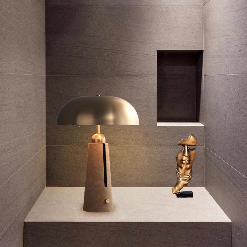 Contemporary Table Lamp with Unique Geometric Design