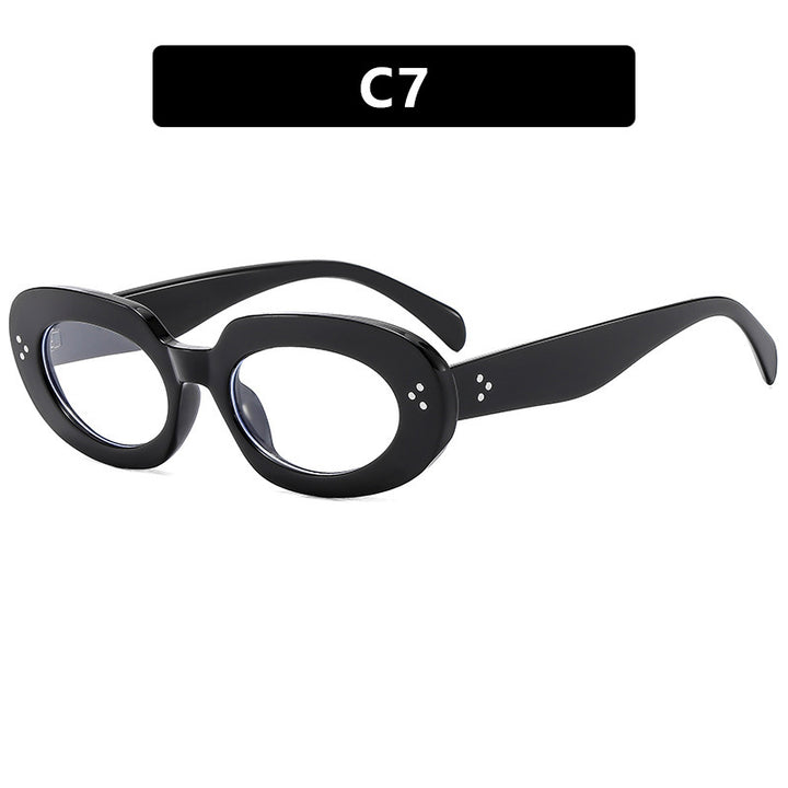 Ladies fashionable sunglasses with unique oval frame and protective lenses Stornfield