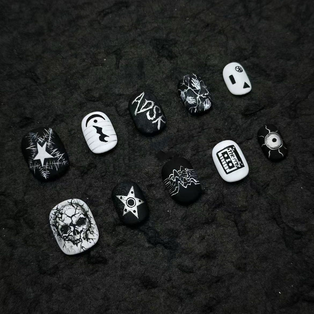 Artistic Abstract Finger Nail Art Set Stornfield