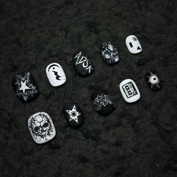 Artistic Abstract Finger Nail Art Set Stornfield