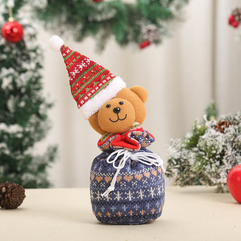 Cute Christmas gnome with gift sack Stornfield