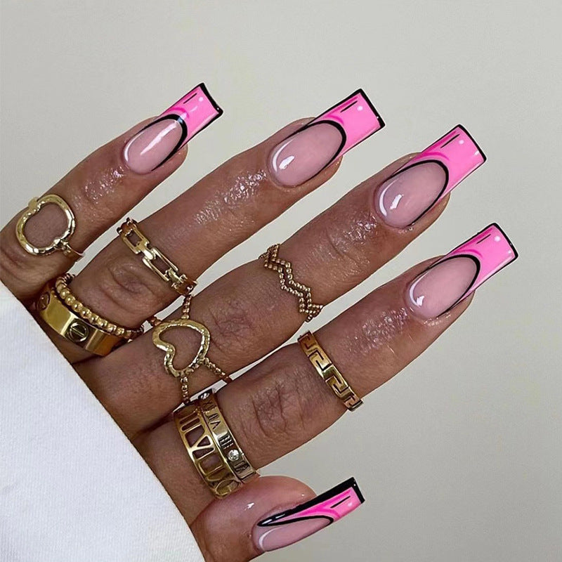 Artful Nail Extensions with Creative Design Stornfield