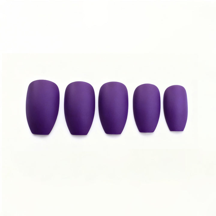 Elegant Matte Almond-Shaped Nail Enhancements Stornfield