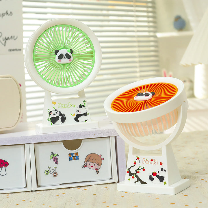 Ladies Portable Mini Fan with Cute Panda Design Stornfield