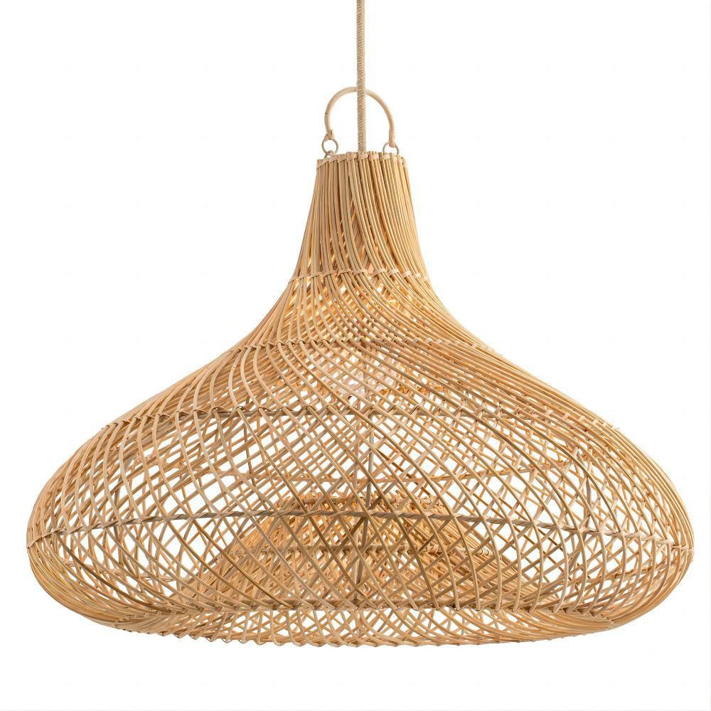 Decorative Hanging Light Made of Rattan Stornfield