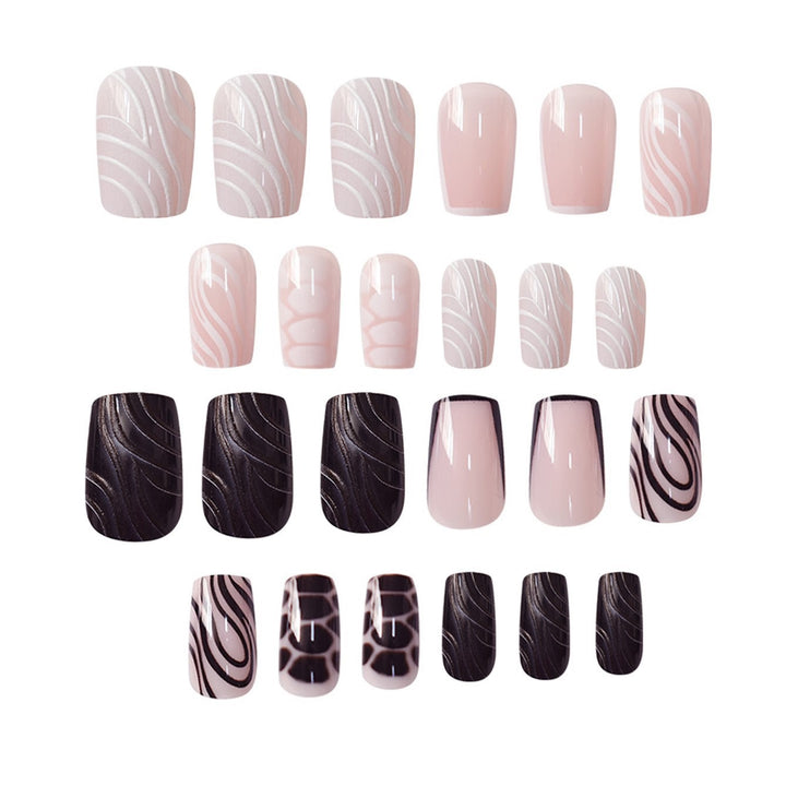 Detailed Artistic Press-On Nail Designs Stornfield