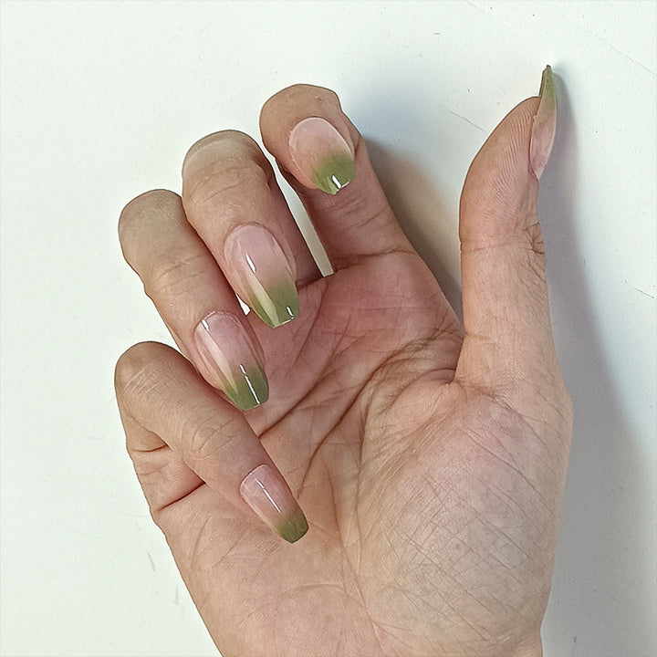 Artificial nails with floral minimalism Stornfield