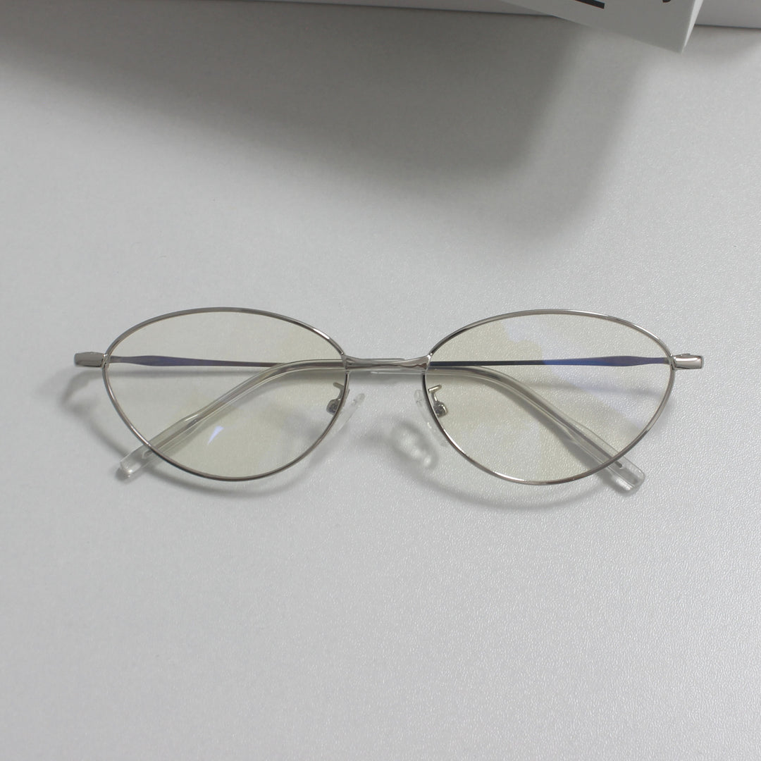 Fashionable Rectangular Glasses with Fine Metal Frame Stornfield