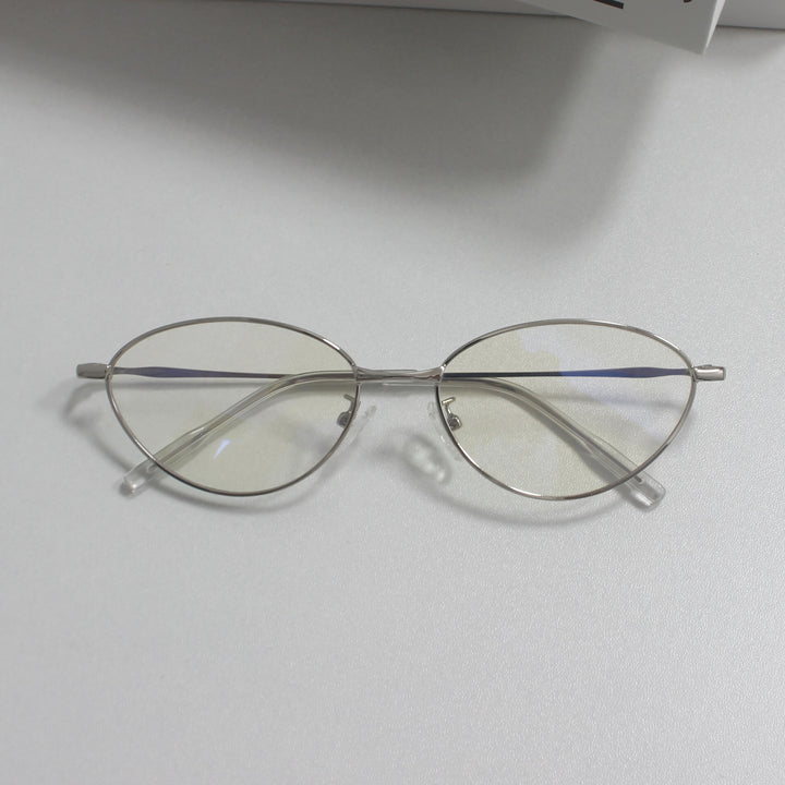 Fashionable Rectangular Glasses with Fine Metal Frame Stornfield