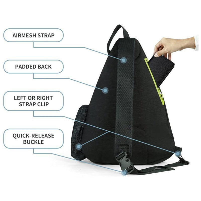 Sporty backpack with compartments for rackets and accessories Stornfield