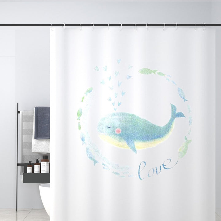 Tropical Cactus-Themed Shower Curtain Stornfield