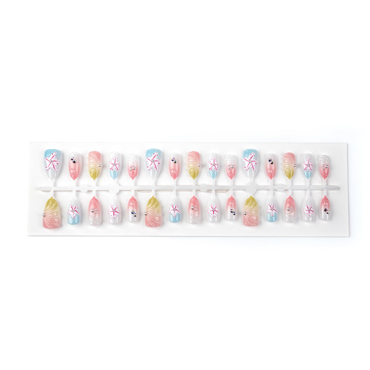 Floral Art Press-On Nail Design Set