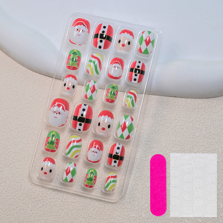 Themed Summer Beach Nail Art Press-On Nails Stornfield