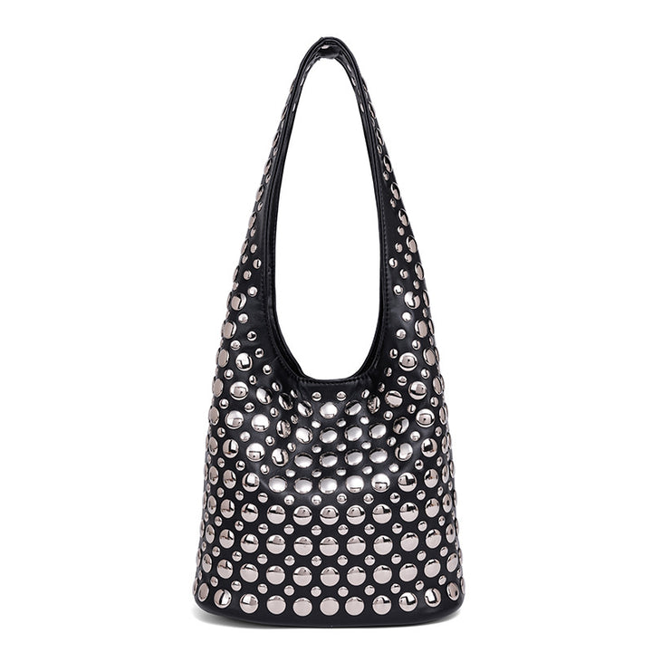Studded Leather Shoulder Bag Stornfield