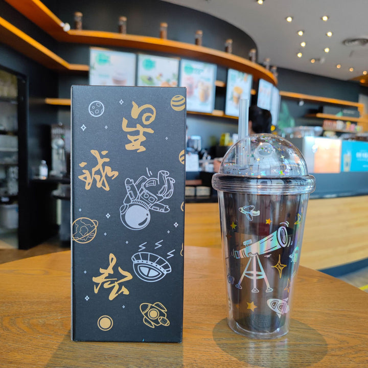 Women Insulated Water Bottle with Creative Astronaut Design Stornfield