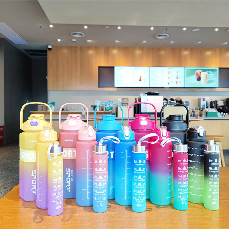Women's Sports Water Bottle with Motivational Scales Stornfield