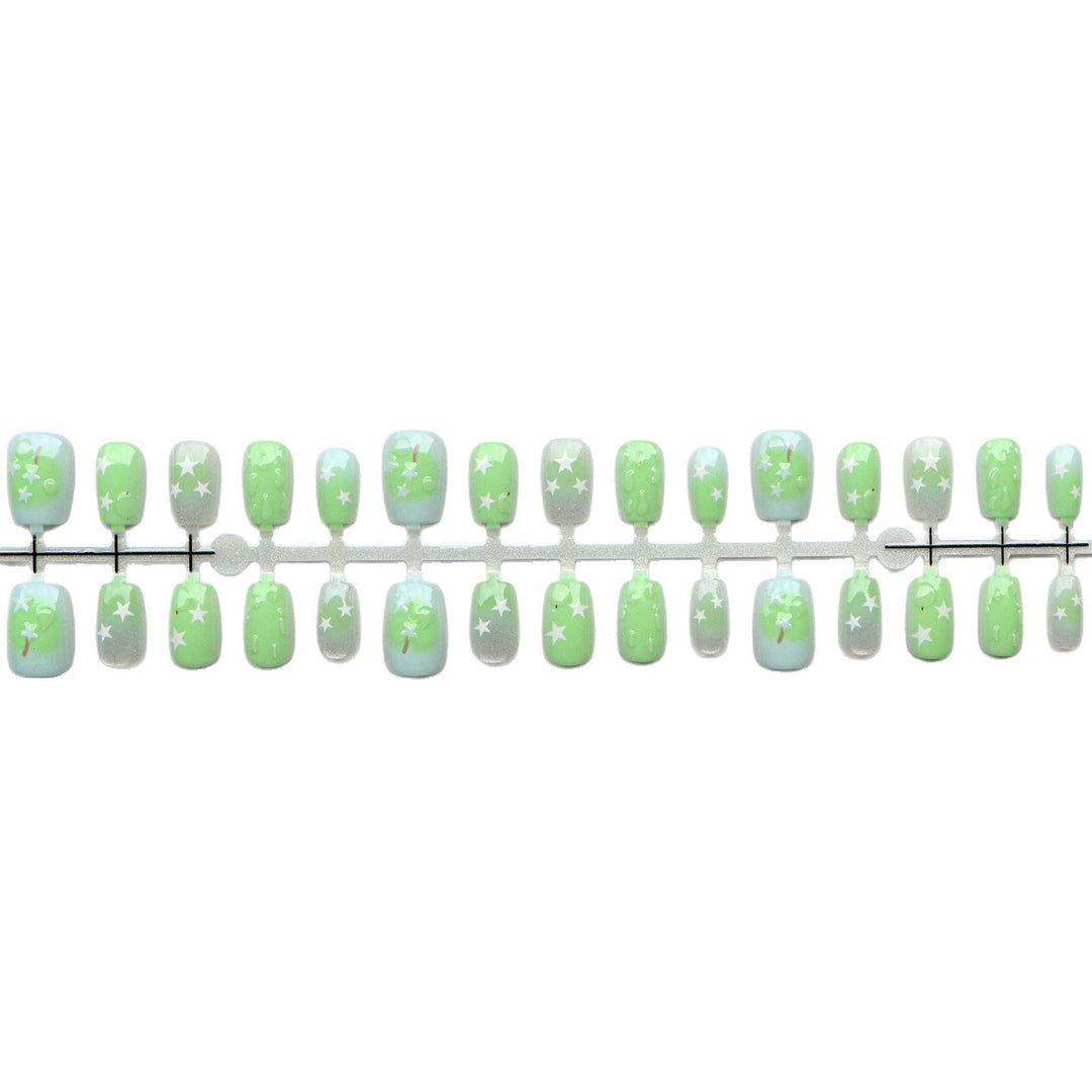 Starry Themed Press-On Nail Set Stornfield