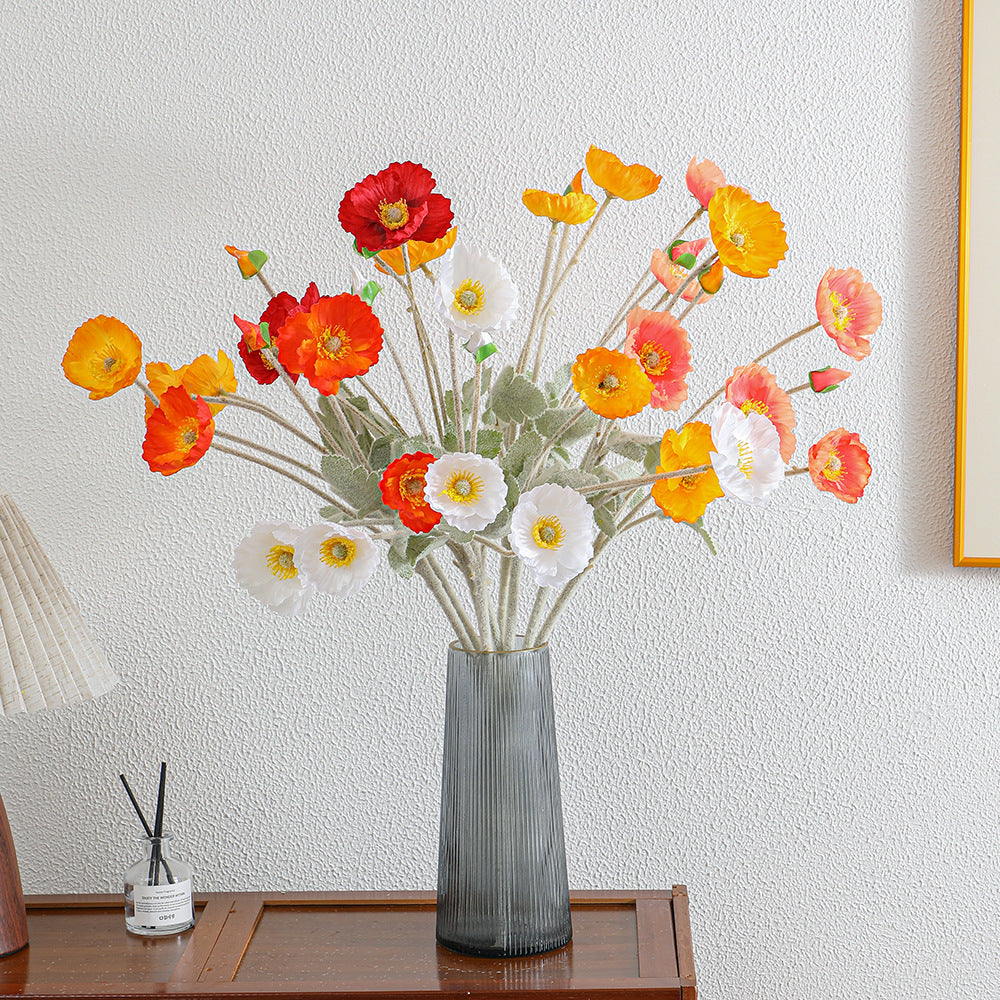 Decorative Art Poppy Bouquet