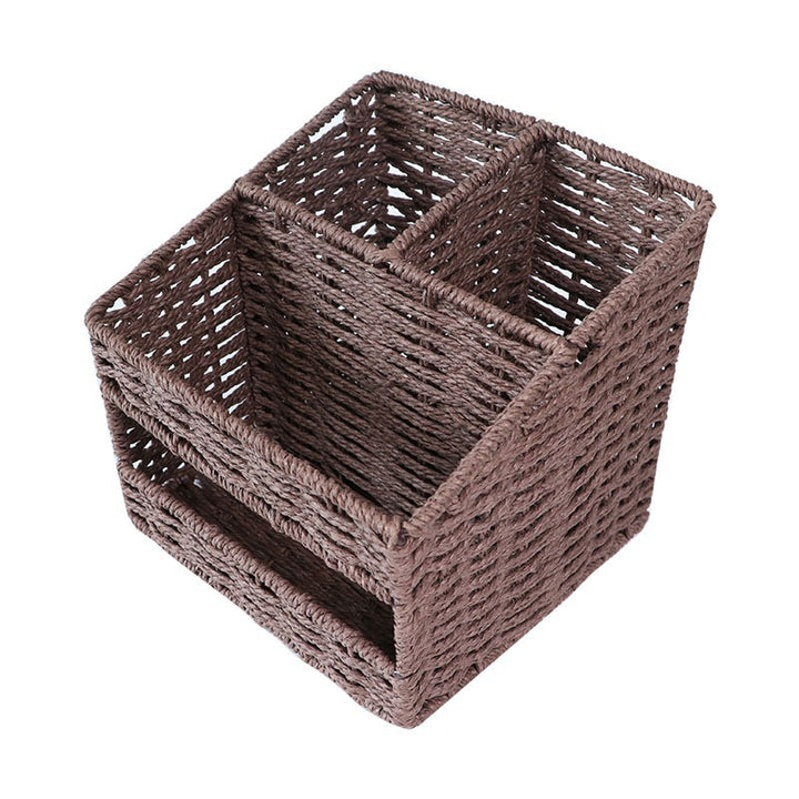 Ladies Storage Basket in Natural Woven Look Stornfield
