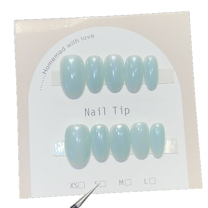 Artifical Nail Tips with Shimmering Effect Stornfield