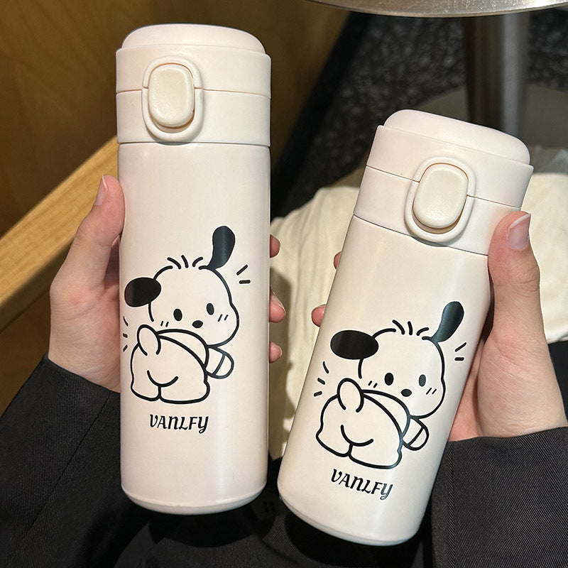 Ladies thermos bottle with secure flip top and cute animal design Stornfield